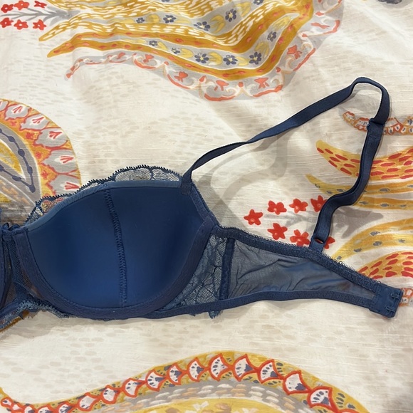 Victoria’s Secret blue Dream Angels Balconet Bra 32D - Picture 6 of 7